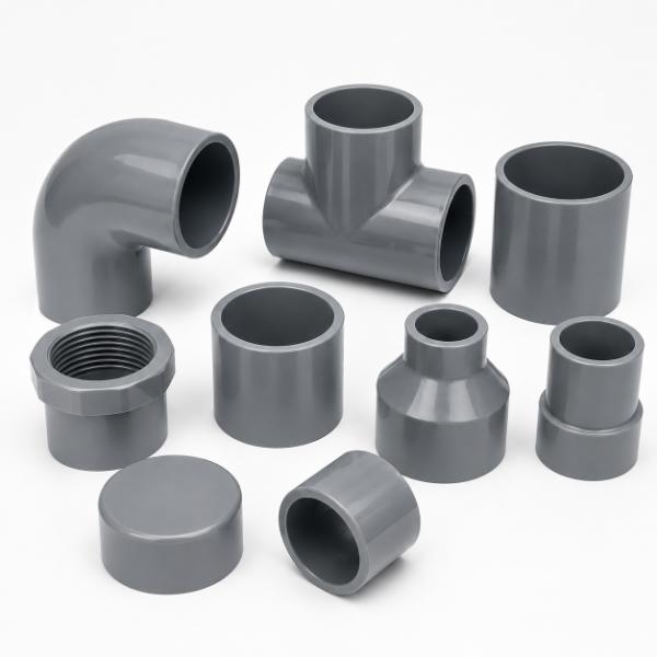 Phụ kiện ống PVC cứng – Co, tê, nối, lơi, bịt ống nhựa PVC